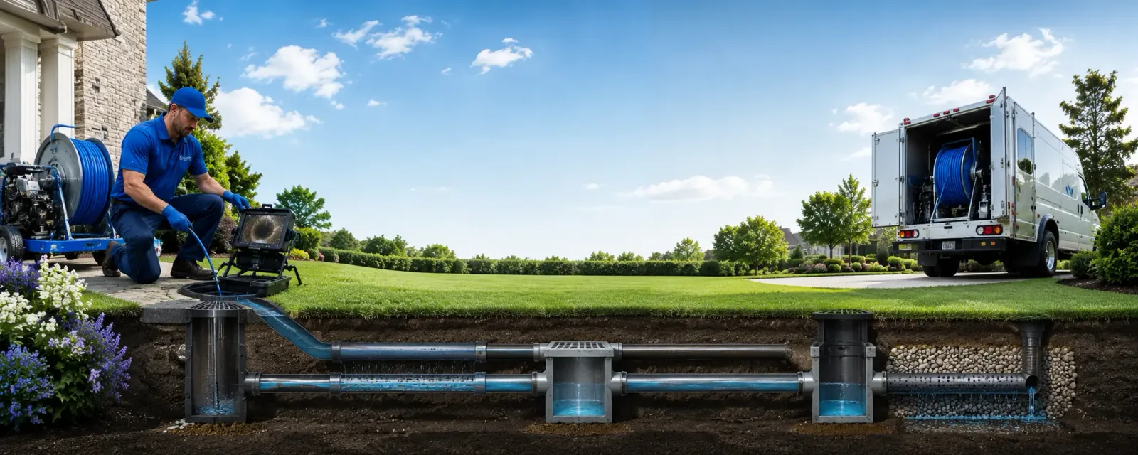 Outdoor drain cleaning information for Newman, IL